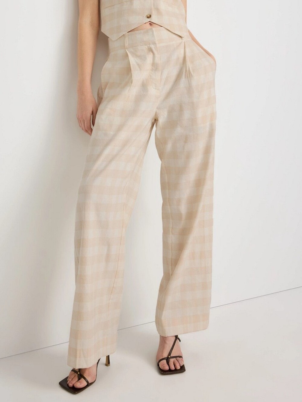 SIMKHAI Tavar Linen Pants Linen Size XL